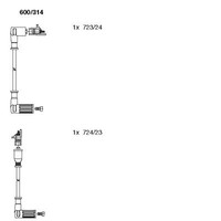 Bremi ZüNdleitungssatz ZüNdkabel Passend FüR Fiat Cinquecento 0.7