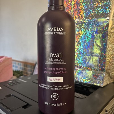 NEU Aveda Advanced Invati Light Peeling Shampoo 1 Liter Neu VERSIEGELTE Flasche UK