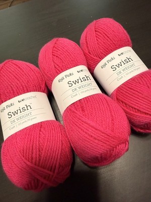 Knitpicks Swish Yarn - Crush - Lot of 3