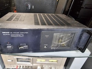 NIKKO POWER AMPLIFIER ALPHA 1　M-204　ジャンク s-l400.jpg