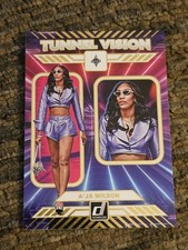 A'ja Wilson 2025 Panini Donruss WNBA - Tunnel Vision #13 Press Proof Insert