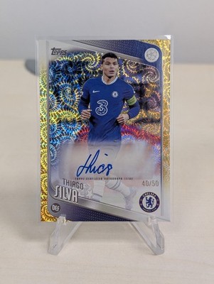 Topps Carnaval 2026 Thiago Silva Auto /50 Chelsea PSG Brazil Legend