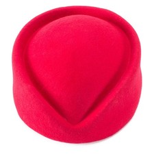 Wool Stewardess Air Hostesses Pillbox Hat Millinery Teardrop Fascinator Base ...