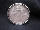 2008 American Silver Eagle Uncirculated- 1 ounce .999 silver in Capsule 4