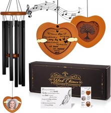 Personalized Memorial Wind Chimes - Sympathy Gifts for Loved Ones