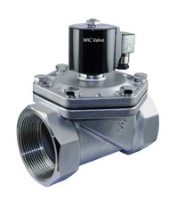 3" Inch NPT Thread Stainless Zero Differential Electric Valve 110V AC Viton Seal