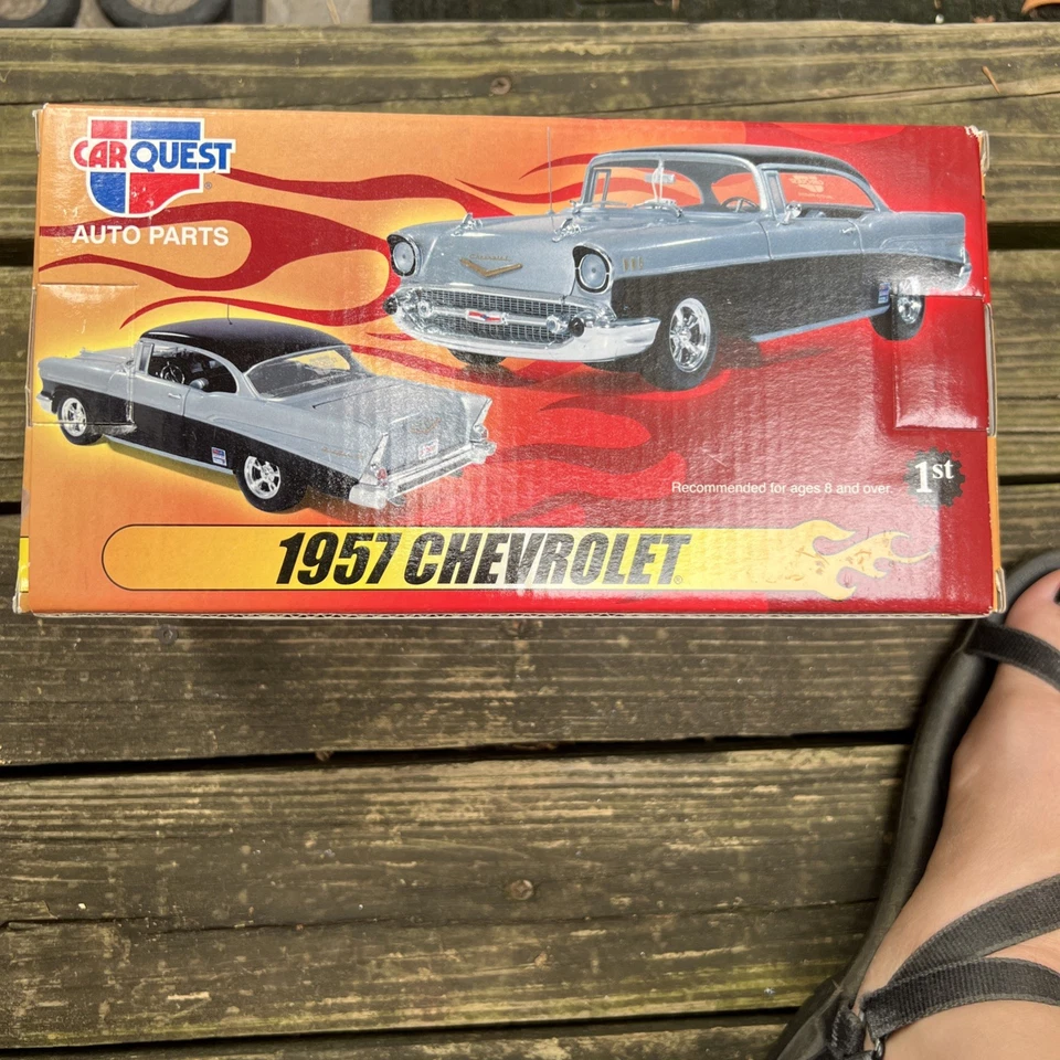 CarQuest First Gear 1957 Chevrolet Street Rod - 1:25 Scale Die-Cast Model Car - Image 4 of 4