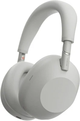 Sony WH-1000XM6 – Premium Noise Cancelling Over-Ear Kopfhörer Headphones Silver - Bild 1 von 4