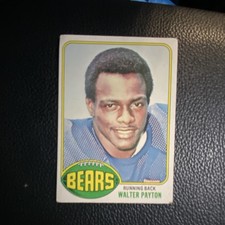 Topps 1976 Walter Payton Rookie #148 Chicago Bears NFL Football Trading Card. rookie card picture