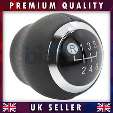 6 Speed Shift Gear Lever Knob Black Chrome for Toyota RAV4 Corolla Auris Yaris