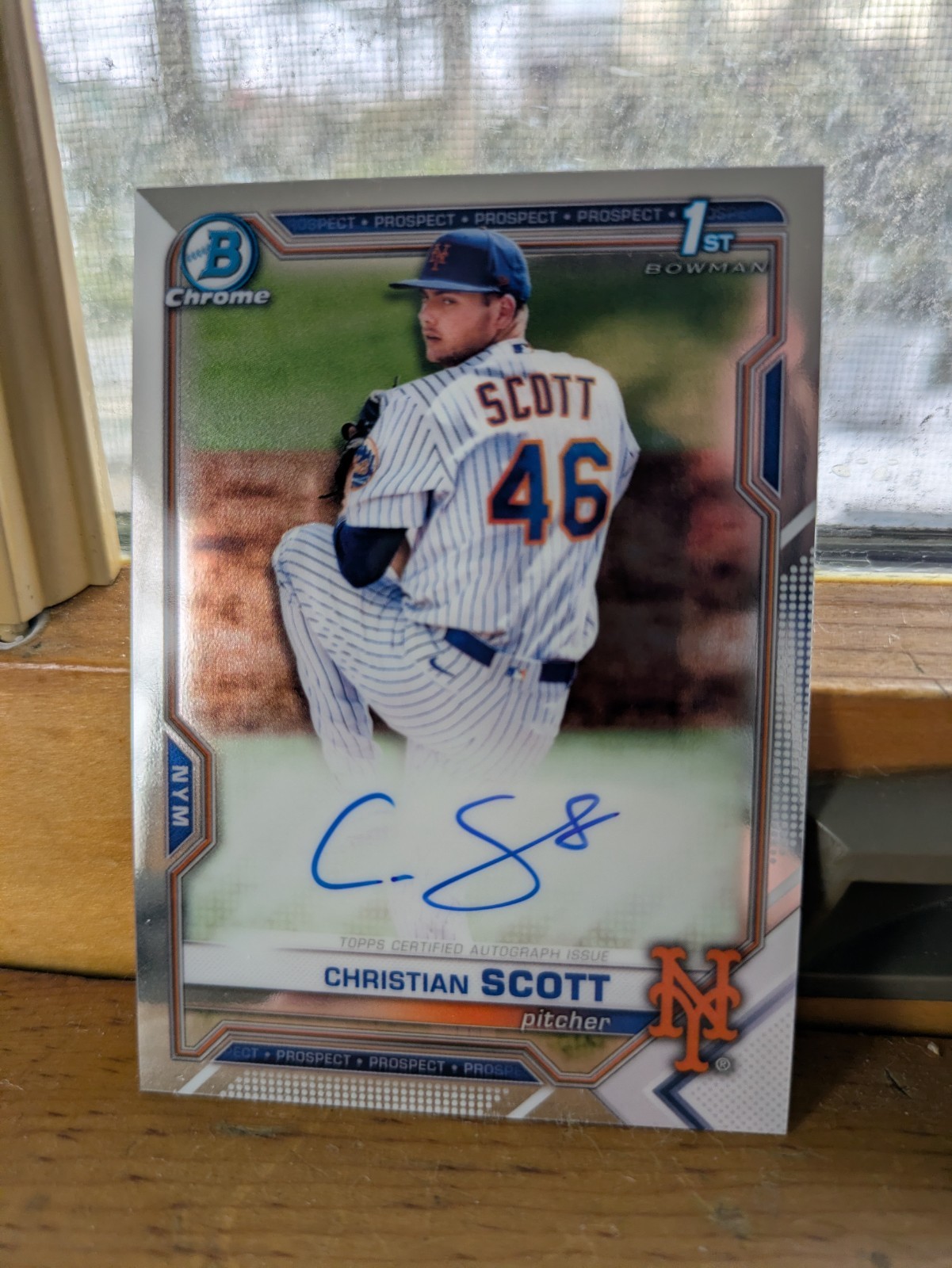 2021 Bowman Draft Christian Scott 1st Chrome Auto
