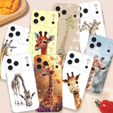 Shockproof TPU Phone Case For iPhone 17 13 Pro Max 16e 15 14 Giraffe Theme Cover