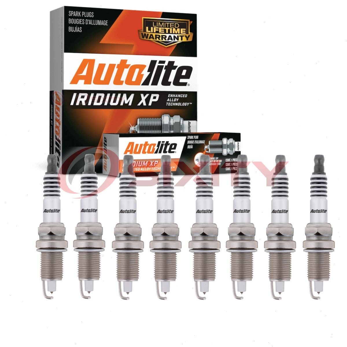 8 pc Autolite Iridium XP XP985 Spark Plugs for 2412 Ignition Wire Secondary jv