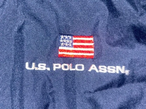 U.S. Polo Assn. 1990s Colorblock Windbreaker image 3