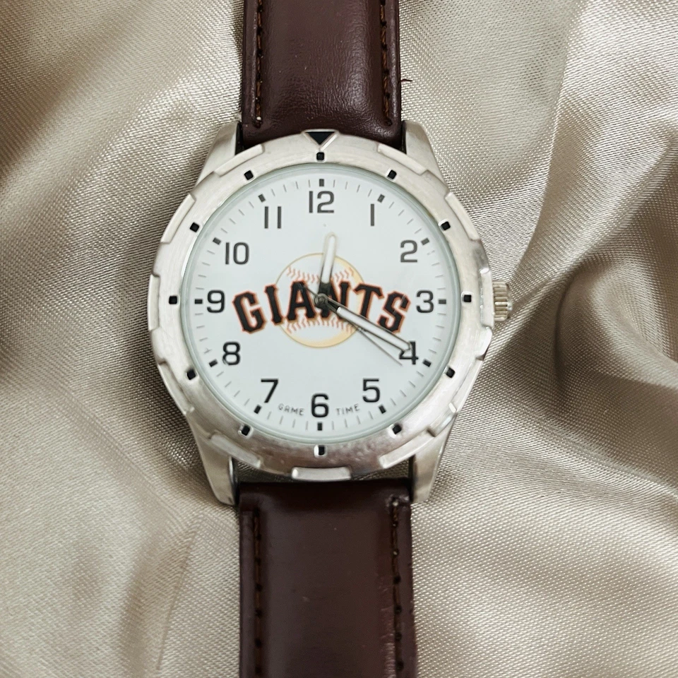 San Francisco Giants MLB Game Time watch Stainless Steel Japan Movt *No Battery - Image 2 of 4
