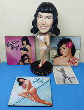 NECA Bettie Page Bobblehead Coasters & Tradin...