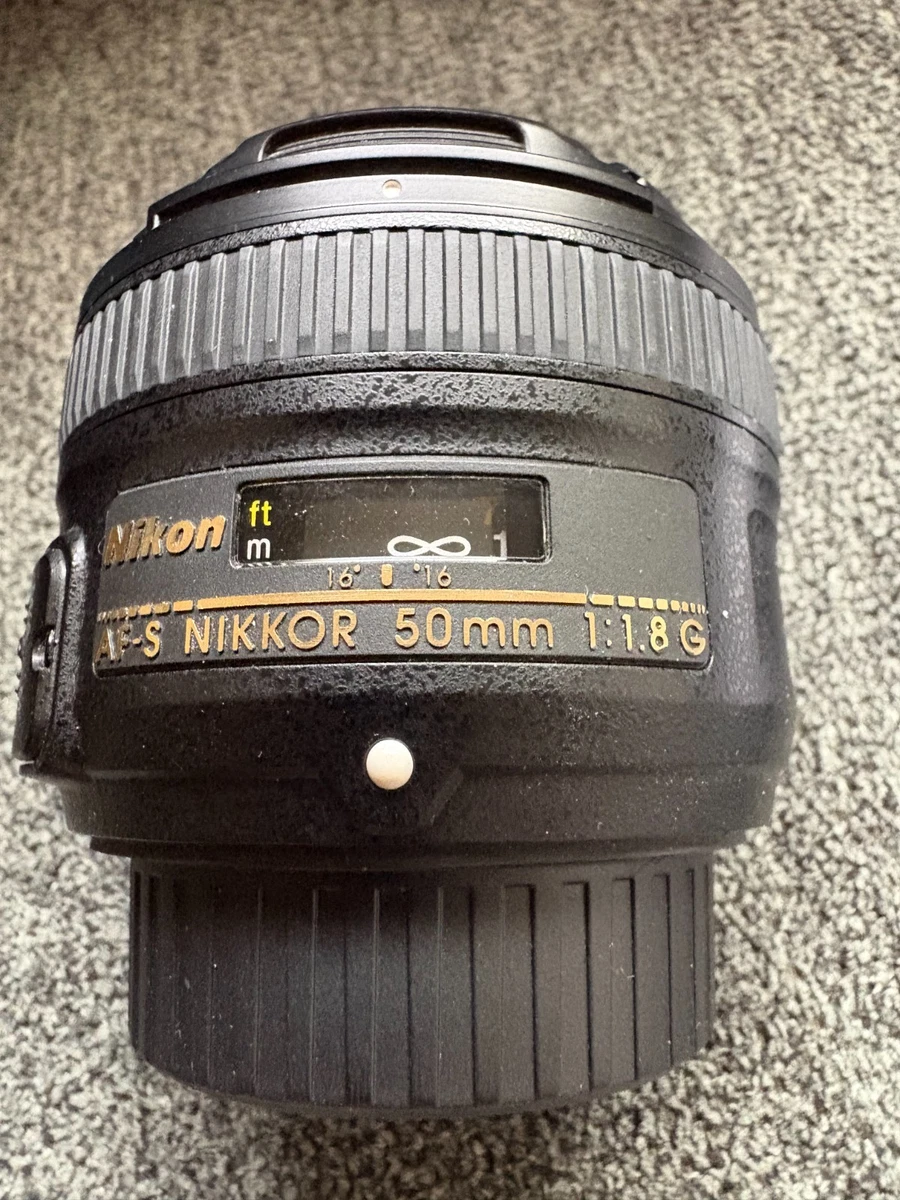 25+ Nikon NIKKOR AF-S f/1.8 Camera Lenses 50mm Focal for sale