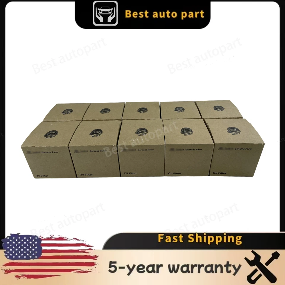 NUEVO PAQUETE DE 10 filtros de aceite de motor genuinos para Genesis Hyundai Kia 2630035505 Foto 4 de 4