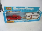 Matchbox Lesney Superkings K-69 Caravan Touring Set- RED JAGUAR, boxed