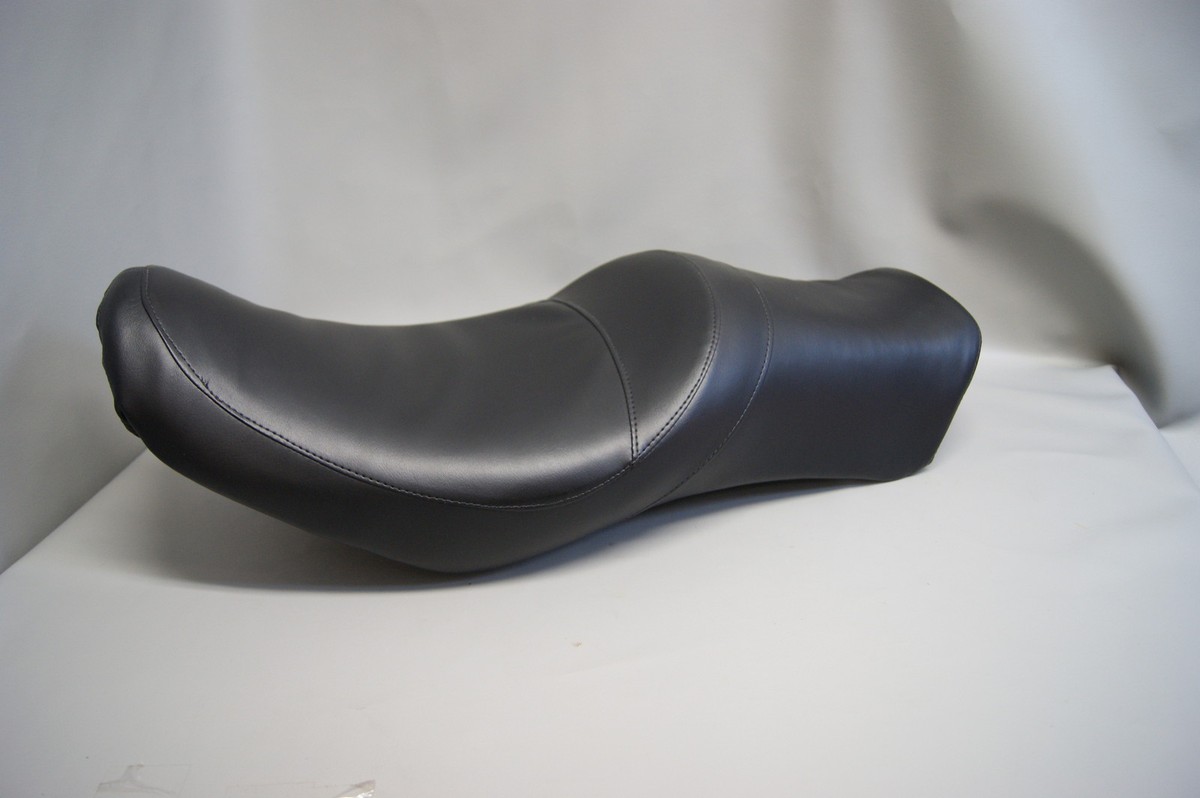 Black Marine-Grade Vinyl Seat Cover For Honda VT500C Shadow 500 (1983-1984)