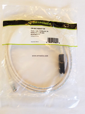 MC18B607-09 ORTRONICS Clarity 6 110/Mod 8 Patch Cord, Cat6 - 7 Feet