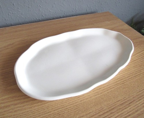 Large Irregular oval tray decorative concrete tray dish minimalist home decor un