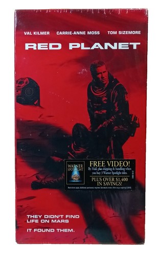 Red Planet Val Kilmer Carrie Anne Moss Tom Sizemore VHS Tape