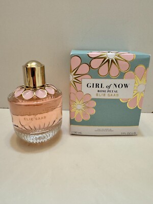 Elie Saab Girl of Now ROSE PETAL 3 oz / 90 ml Eau De Parfum New In Box Sealed