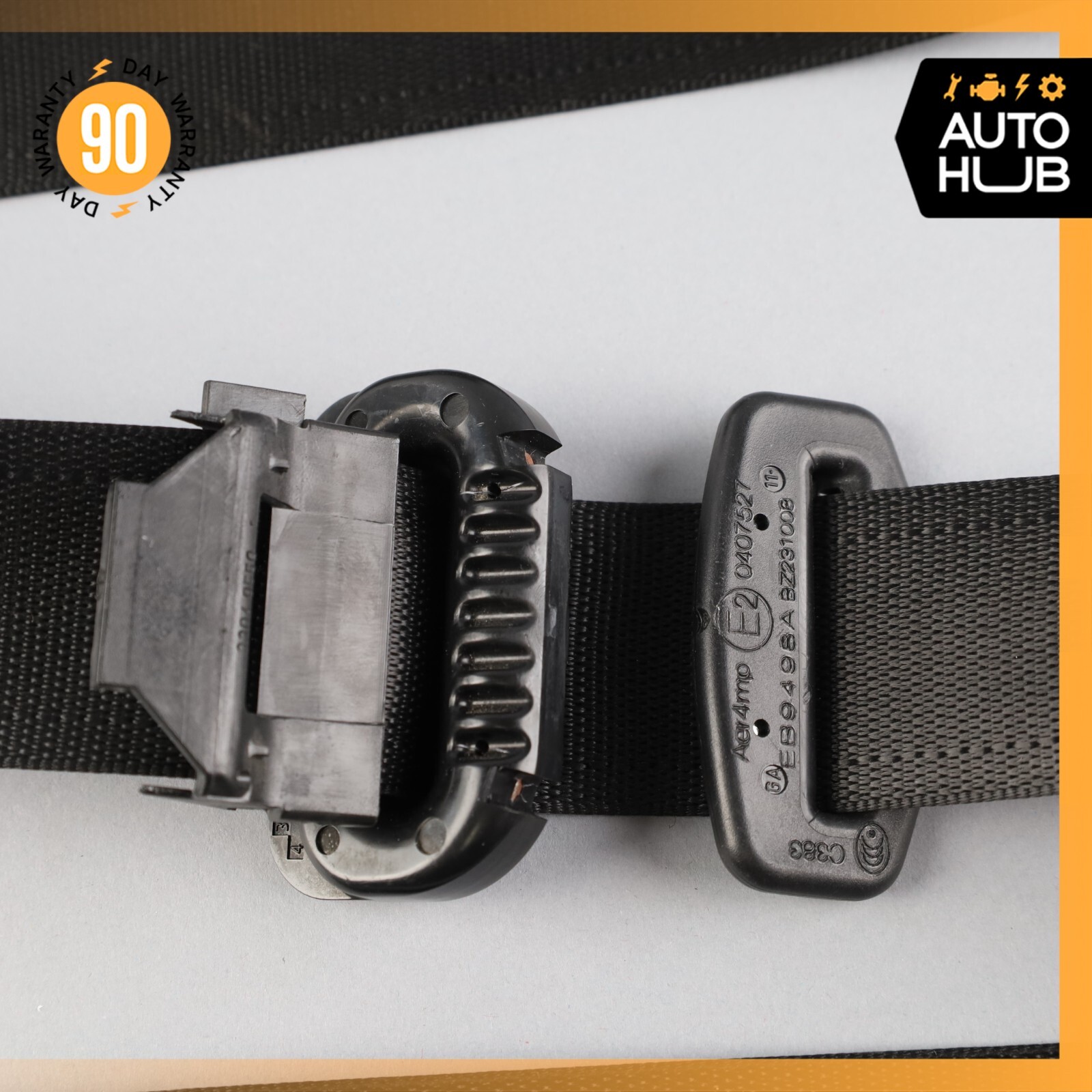 03-08 Maserati Quattroporte M139 Front Right Side Seat Belt Black OEM