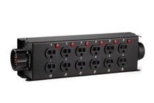 19 Pin Socapex To 12x Edison Power Distro Box for Stage DJ Lighting Distribution