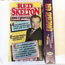 Red Skeleton vhs tapes lot Of 4  Retro Comedy