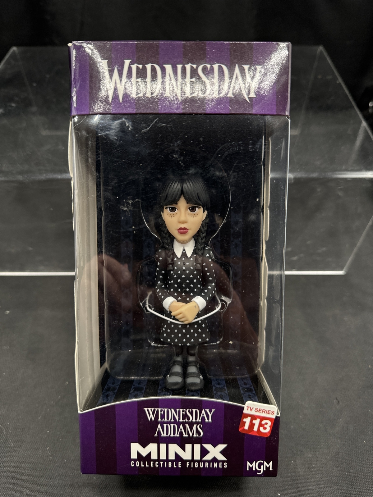 WEDNESDAY NETFLIX MINIX - WEDNESDAY ADDAMS 12CM COLLECTABLES FIGURES KIDS AGE 3+