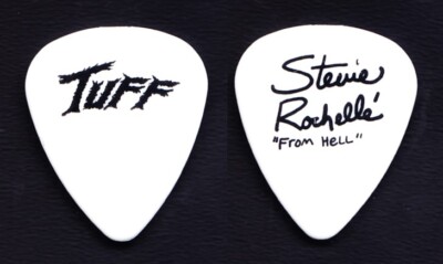 Tuff Stevie Rochelle Signature Weiße Gitarrenspitze - 1991 Tour