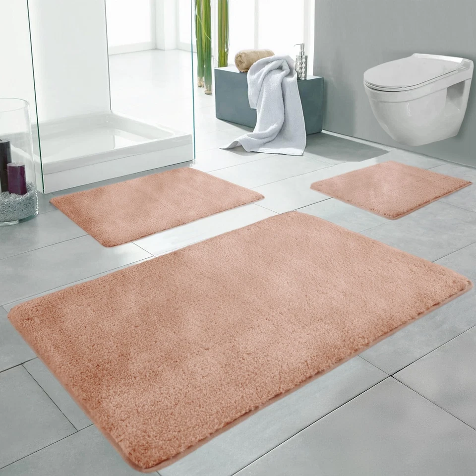 Badteppich Badvorleger Badematte Badeteppich Bad Dusche WC rutschfest saugfähig - Bild 4 von 4