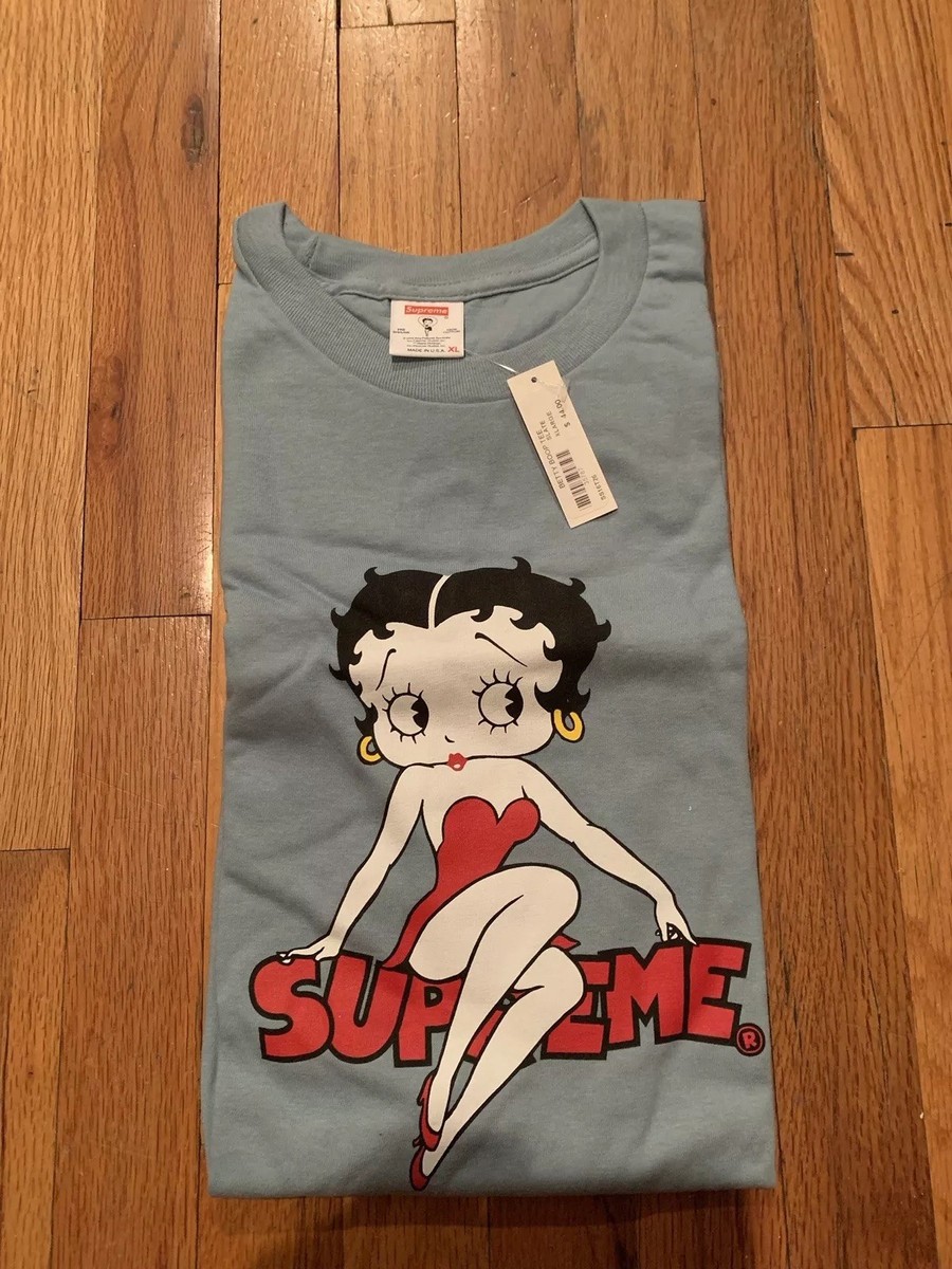 SUPREME BETTY BOOP TEE SLATE SS17 SIZE XL DEADSTOCK WITH TAG SUPREME BETTY BOOP TEE SLATE SS17 SIZE XL DEADSTOCK WITH TAG