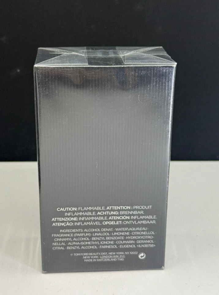 Tom Ford Noir Eau De Parfum Spray 100 ml 3,4 OZ Auténtico Caja Dañada Foto 3 de 4