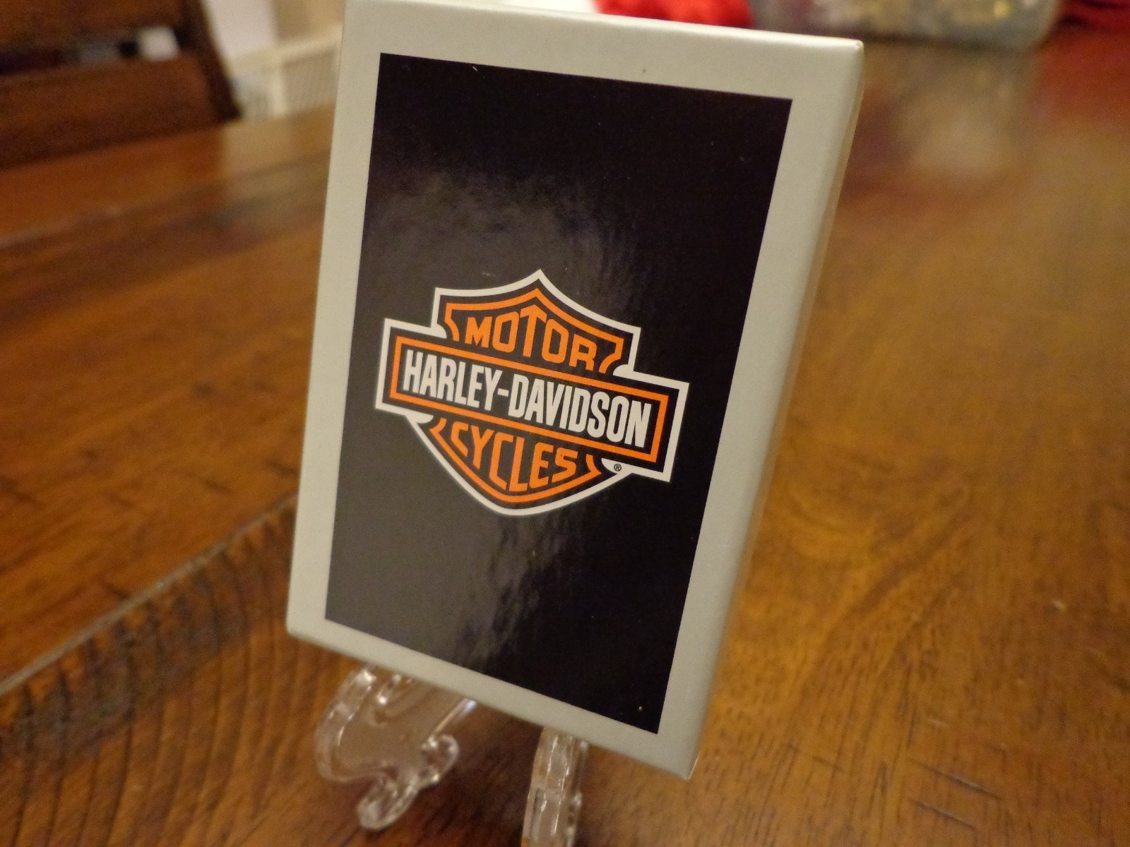 HARLEY DAVIDSON LOGOS ORANGE MATTE ZIPPO LIGHTER MINT IN BOX
