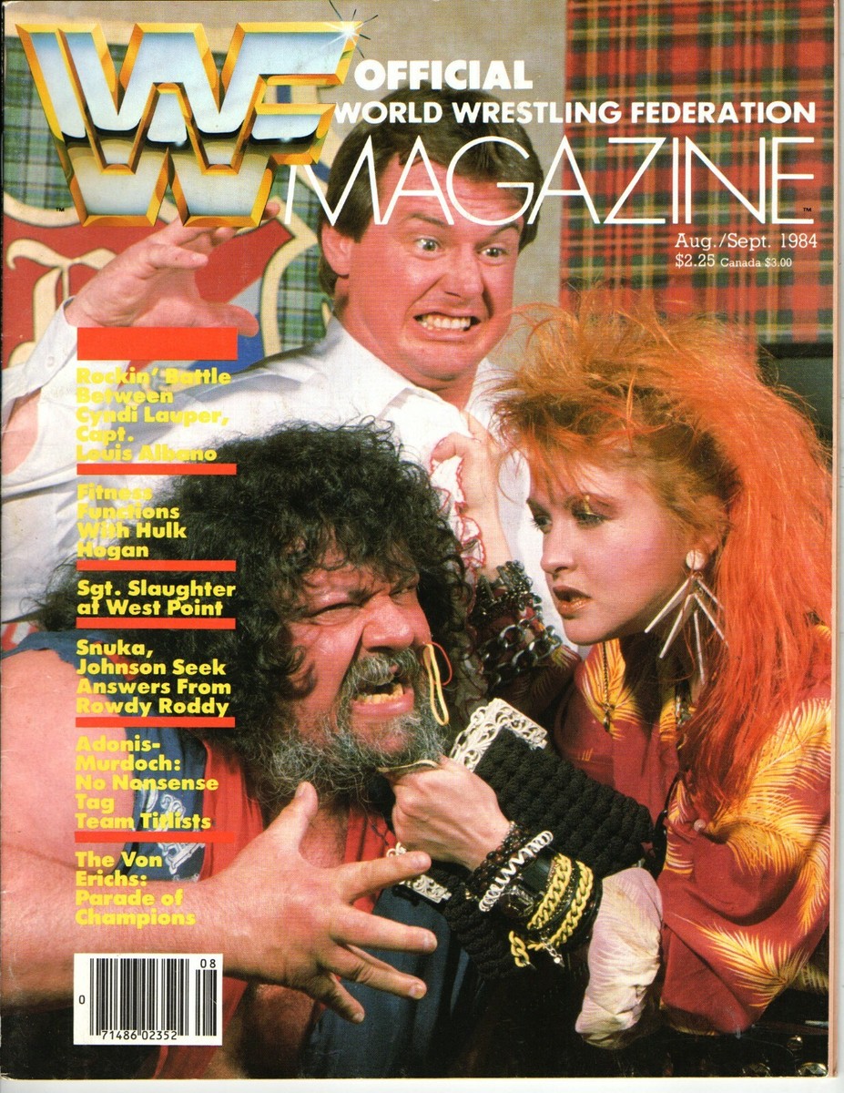WWF WORLD WRESTLING FEDERATION MAGAZINE AUG/SEPT 1984 KERRY