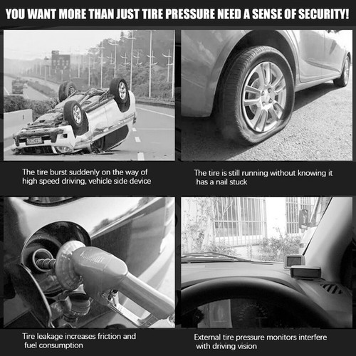 Tire Pressure Tester Real Time Anti Theft Tire Pressure Sensor For Android/IOSm - Picture 6 of 19