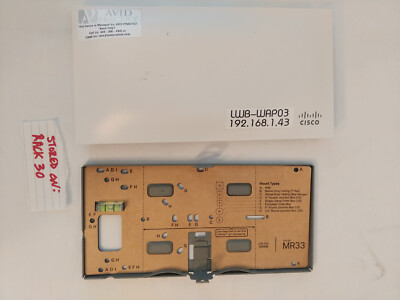 Cisco Meraki MR33-HW MR Series MR33 Cloud Managed Access Point UNCLAIMED Bracket