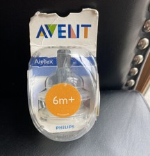 Philips Avent AirFlex Fast Flow Nipple 6M Flow Rate 2 Silicone Nipple 2 Pcs New