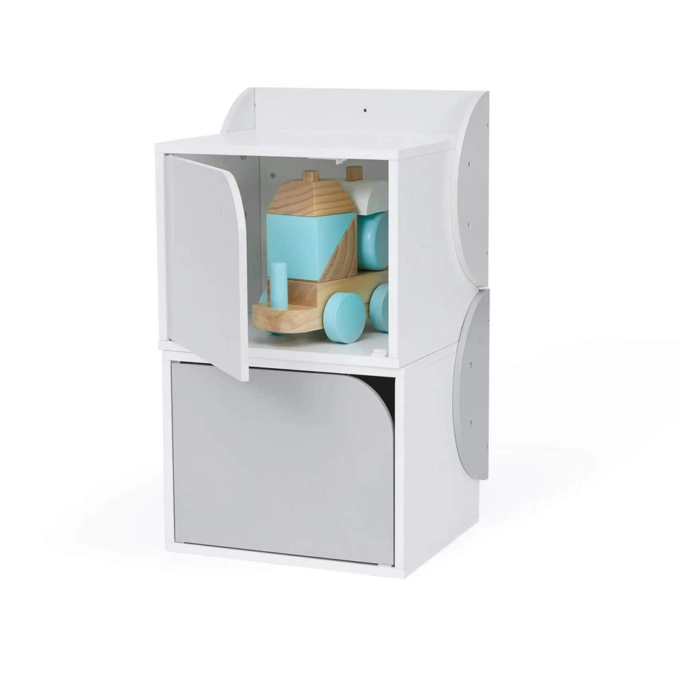 Fantasy Fields Niños Ladrillos Vizcaya Mesa Cuadrada y Dos Cubos de Silla con Parte Inferior Foto 3 de 4