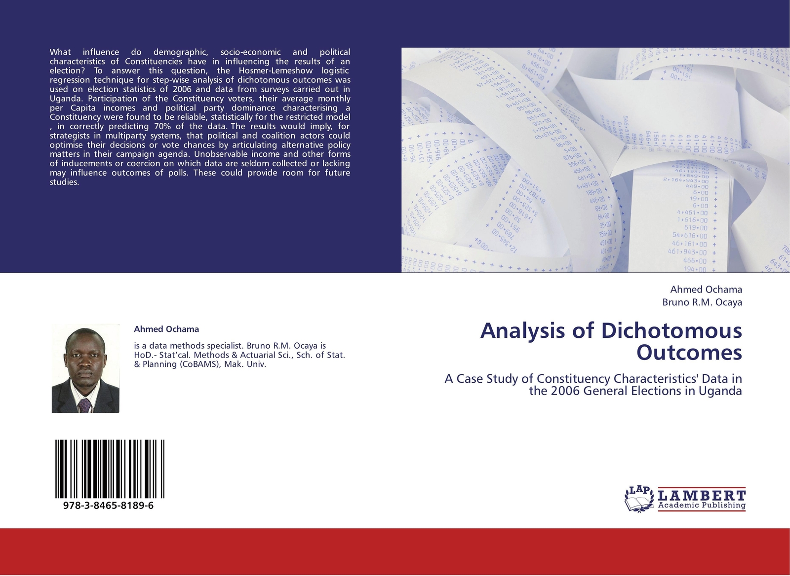 Thumbnail - Ahmed Ochama (u. A.) | Analysis Of Dichotomous Outcomes | Taschenbuch