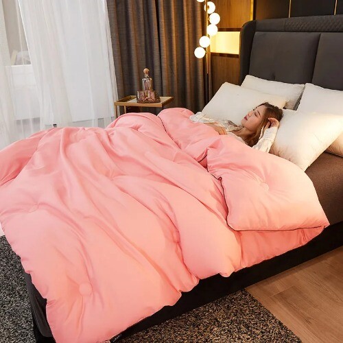 Natural Mulberry Silk Comforter King Queen Twin Summer Duvet Filler Blanket - Bild 21 von 22