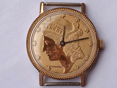 Rare Vintage Liberty TRESSA Coin 17 Jewels Swiss Colletible | eBay