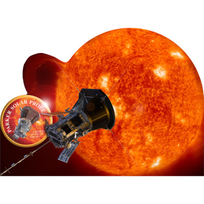 H69337 Parker Solar Space Probe NASA Sun Sol Flyby Astronomy Cardboard Cutout