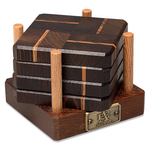 Juego de 4 piezas de montaña rusa de madera de lujo A&E, madera maciza, excelentes regalos y decoración de granja - Imagen 11 de 66