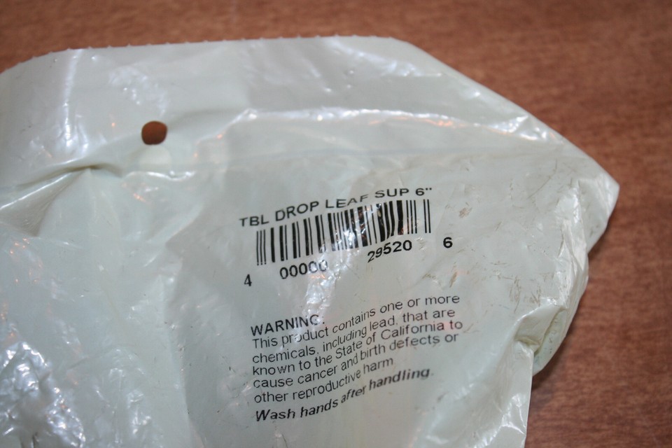 Lot Of 2 Sealed Packages Of 2 Rockler 29520 6" Drop Leaf Supports See