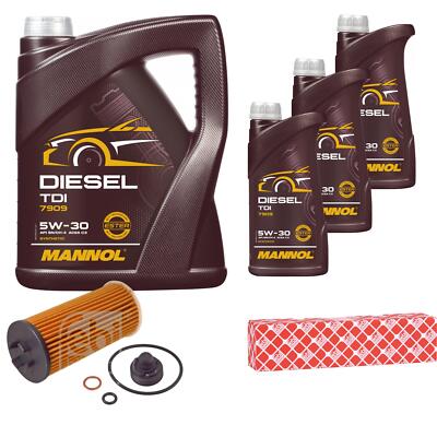 FEBI BILSTEIN Inspektionspaket 8L MANNOL Diesel TDI 5W-30 für MINI Mini Clubman