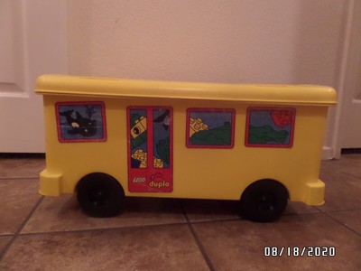 lego duplo bus storage container
